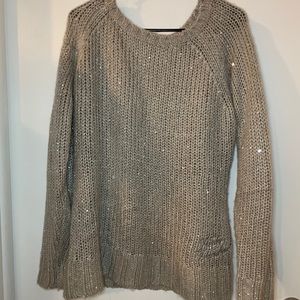 Harley Davidson Beige Gray XL Sweater with Sparkle